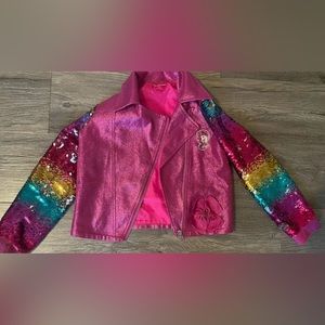 JoJo Siwa JoJo's Closet Flip Sequin Bomber Sequin Jacket Girls 6
